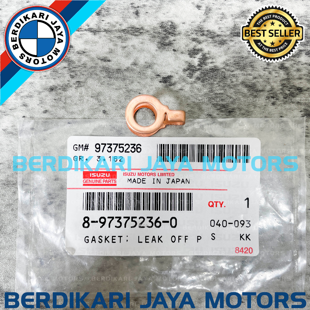 RING PACKING TEMBAGA PIPA NOZZLE NOSEL PANTHER 2500 CC TURBO ELF NKR71