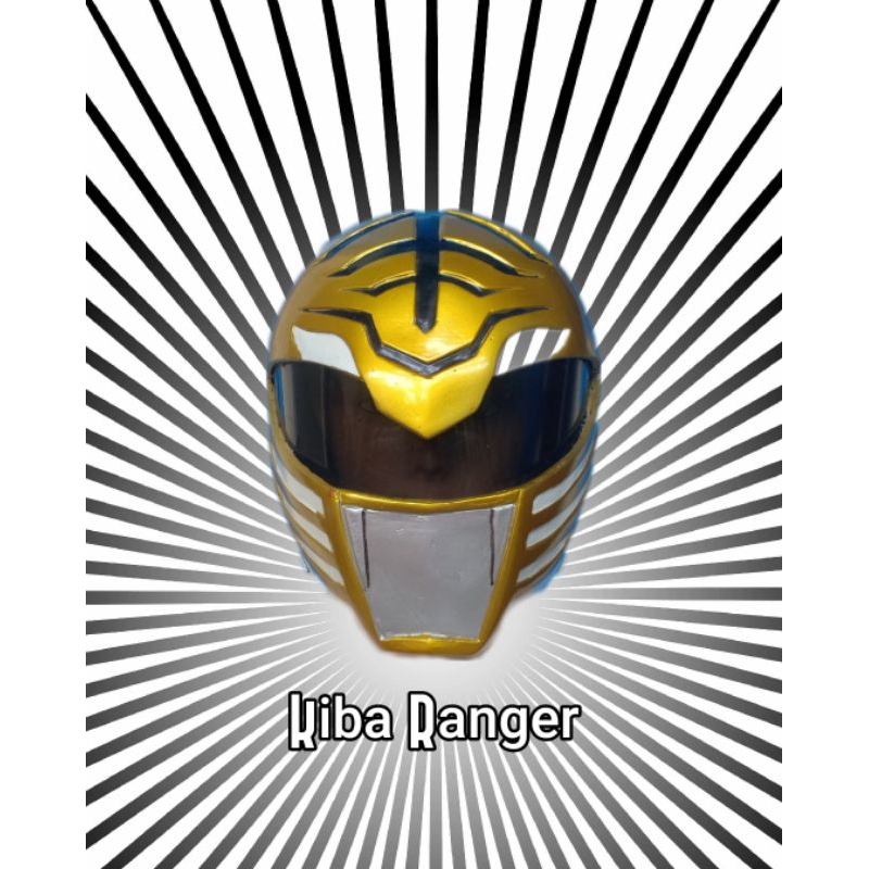 Ready Stock Helm resin Kiba Ranger/ Mighty Morphin White Ranger Tommy Oliver. Gosei Sentai Dairanger