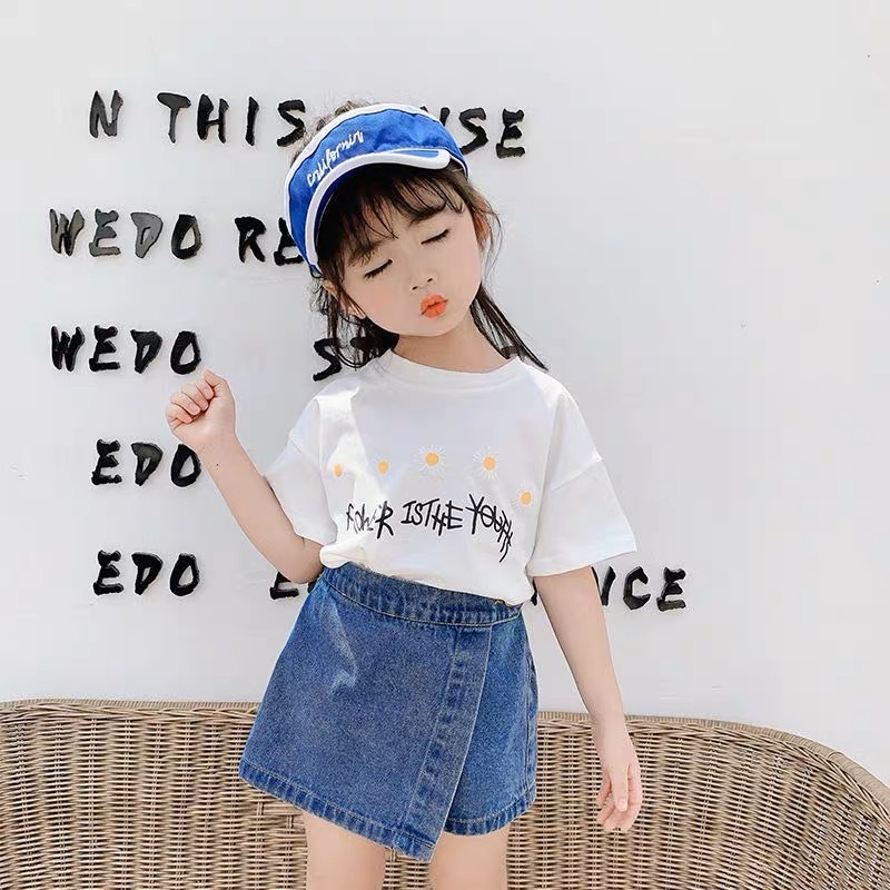 Little Moly Rok Celana Pendek Jeans Anak Perempuan Premium Import CR001
