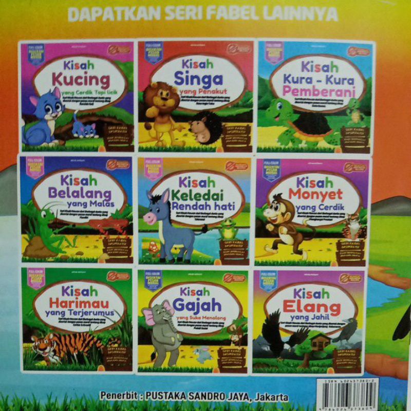 Buku Cerita Anak Seri Fabel Dongeng Kisah Bangau Yang Ceroboh