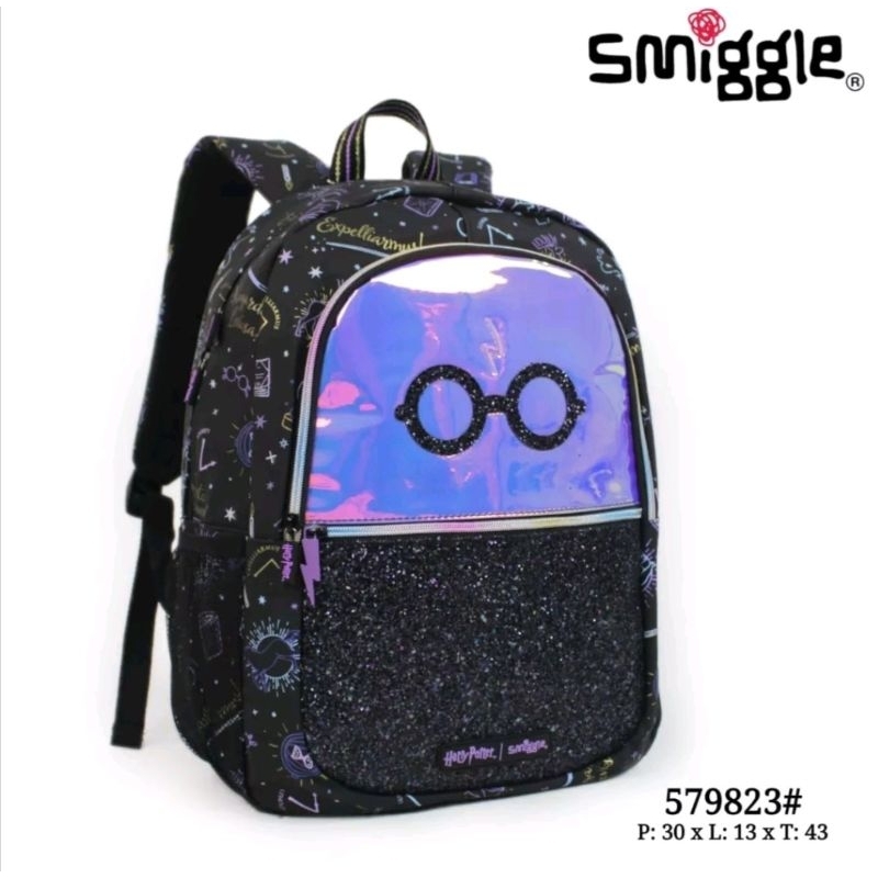 smiggle Harry Potter black/ransel anak/smiggle original/smiggle backpack