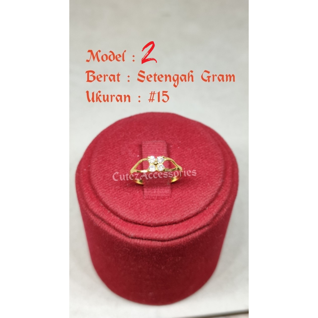 Cincin Anak Remaja Emas Muda