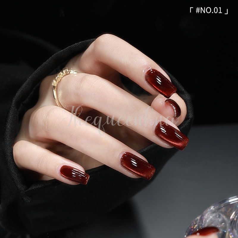 DEAR 15ml RUBY CAT EYE PREMIUM UV LED 3D Cat Eye Series Gel Polish Kutek DEAR Uv Led Soak Off Gel Polish