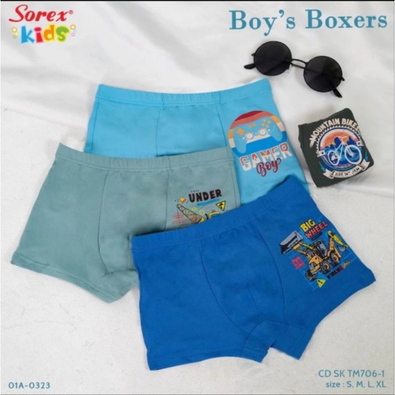 Celana dalam boxer anak cowok sorex tm 706