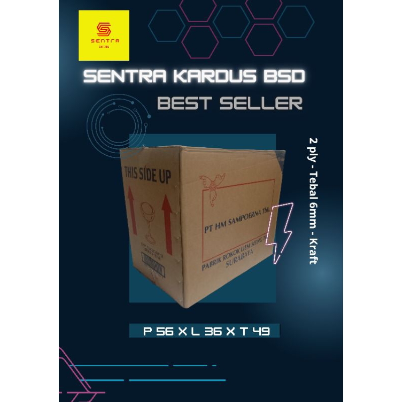 

Kardus Besar Bekas Jumbo 2ply Untuk Packing / Pindahan P56 x L36 x T49
