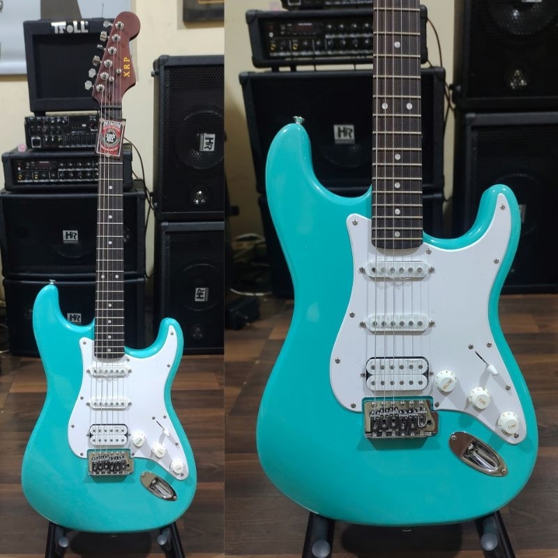 Gitar listrik XRP Blue Mint Original