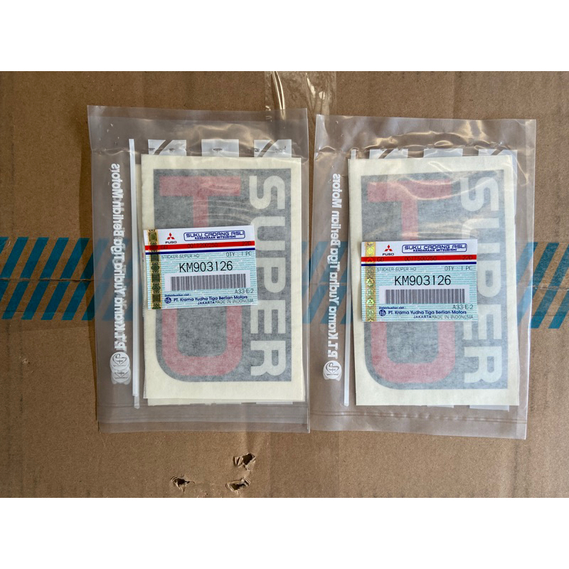 stiker kabin canter super HD