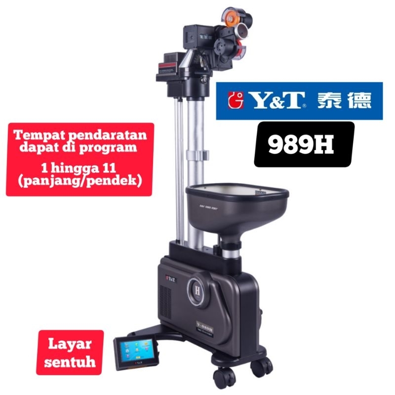 Y&T V-989H Robot Tenis Meja V989H V989 989H original bola otomatis pingpong table tennis 989