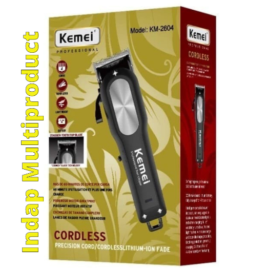 Cukur Rambut Profesional Kemei KM-2604 Praktis dan Mudah Digunakan