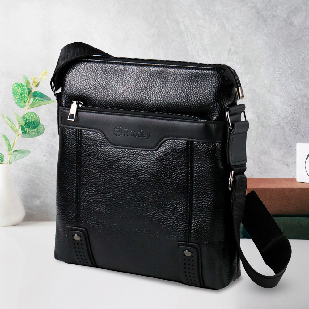 Tas Selempang Kulit Messenger Bag PU Leather - 18067