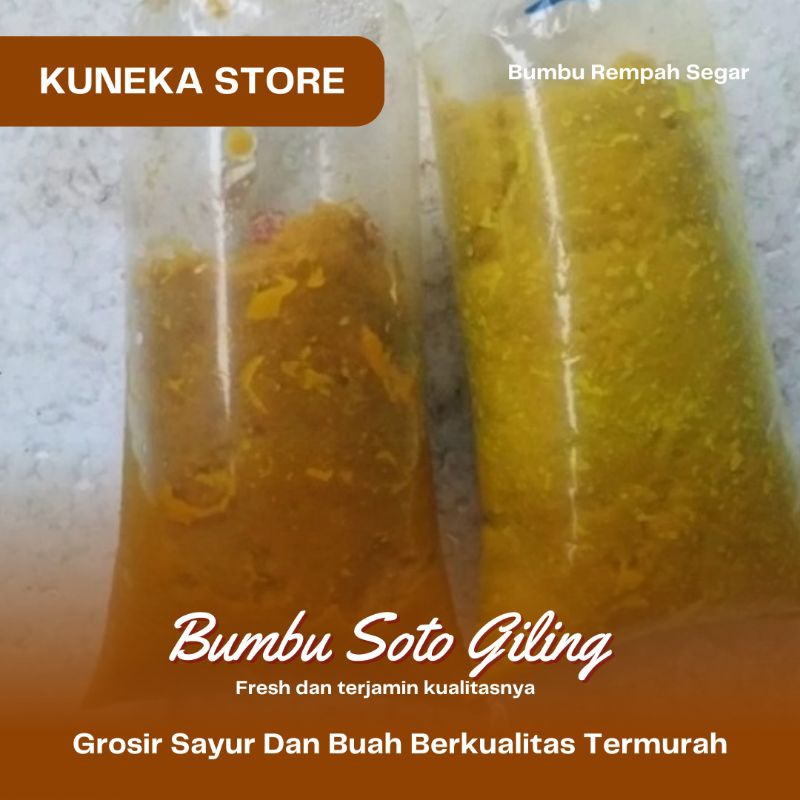 

BUMBU SOTO GILING HALUS INSTANT FRESH MASAK PRAKTIS PROMO MURAH BERKUALITAS
