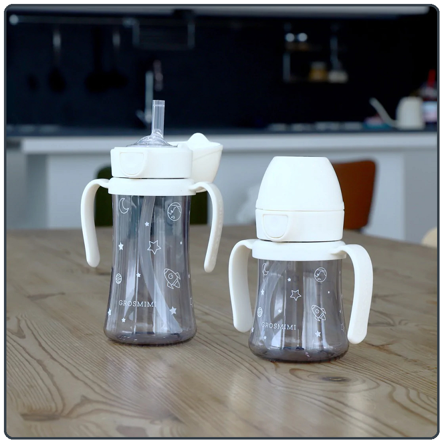 Grosmimi PPSU Space Straw Cup | Botol Minum Anak