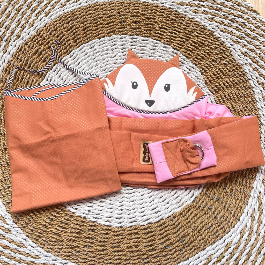 Gendongan Bayi &amp; Apron Menyusui Gendongan Samping Baby Care Fox Series arevyonlineshop