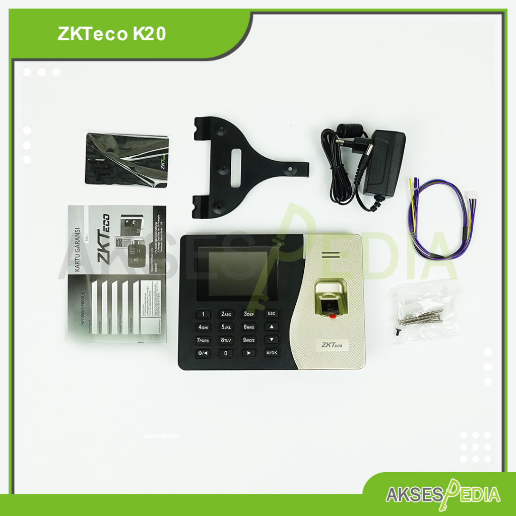 Fingerprint Mesin Absensi Zkteco K20 RFID