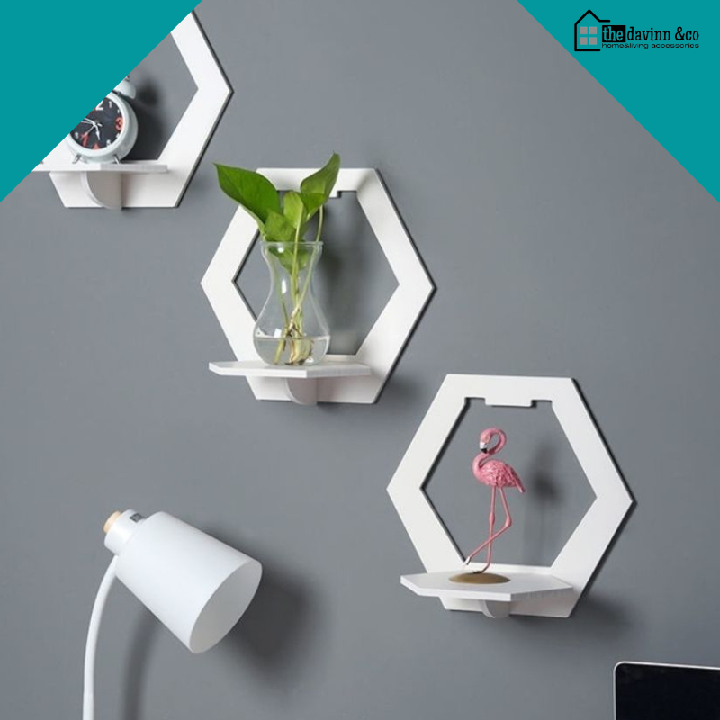 Rak Dinding Minimalis Rak Tempel Dinding Aesthetic Rak Dinding Gantung Rak Dekorasi Dinding Vintage