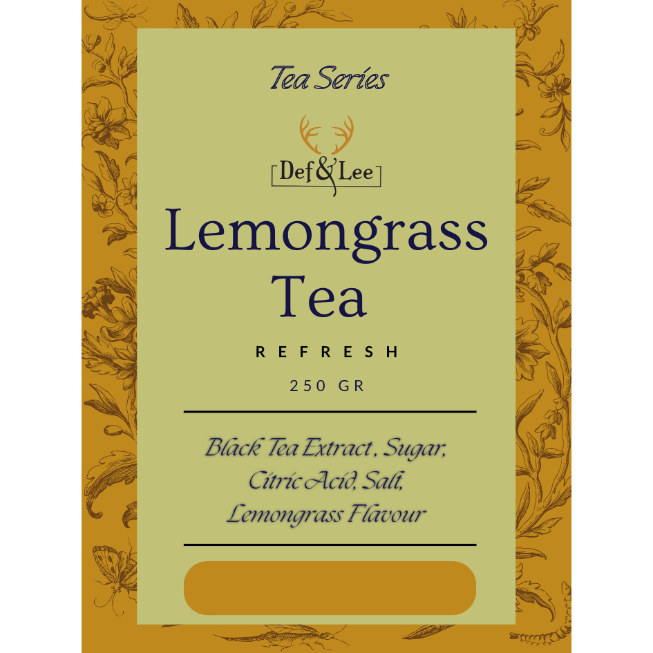 

Lemongrass Tea (The Sereh) 250gr & 1000gr - Def&Lee Beverages