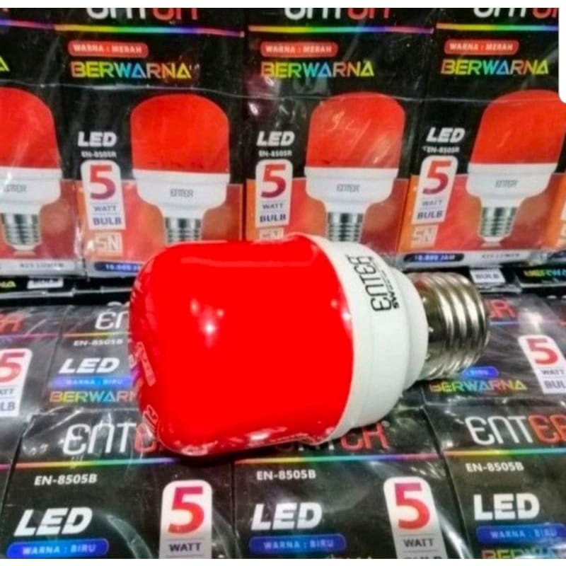 Lampu LED Tabung Kapsul ENTER / VONIC 5 w 5 watt WARNA LED T Bulb 5w 5watt