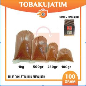 

(100 GR) TULIP BURGUNDY cokelat bubuk