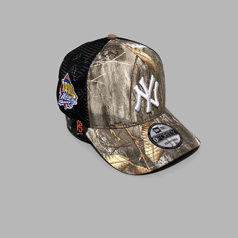 TOPI NEW ERA ORIGINAL TRUCKER WS 1999 NEW YORK YANKEES WOOD