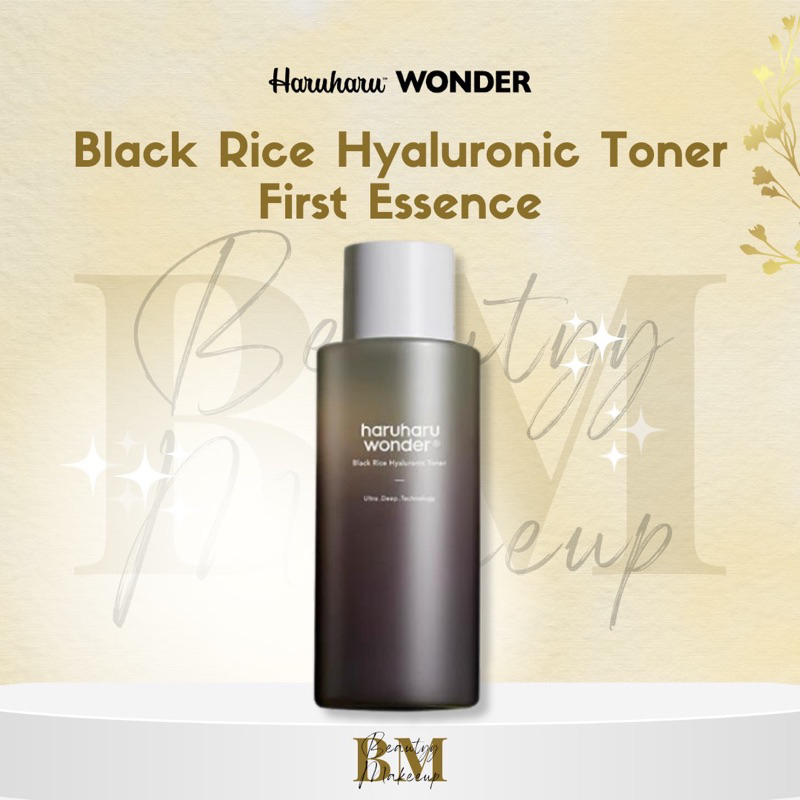 HaruHaru WONDER BLACK RICE HYALURONIC TONER 150ML THE FIRST ESSENCE