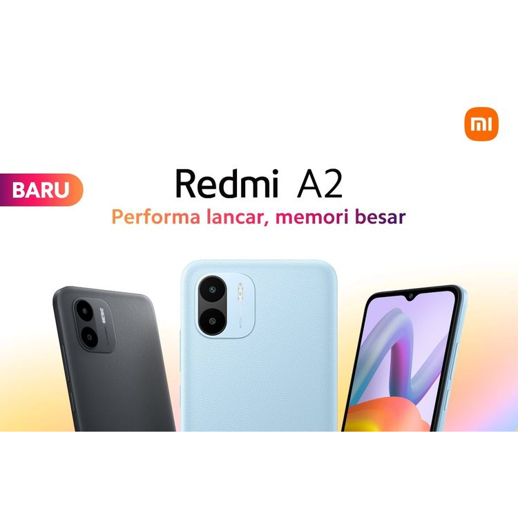 Xiaomi Redmi A2 2GB+32GB 3GB+32GB 3GB+64GB Garansi Resmi Xiaomi 1 Tahun