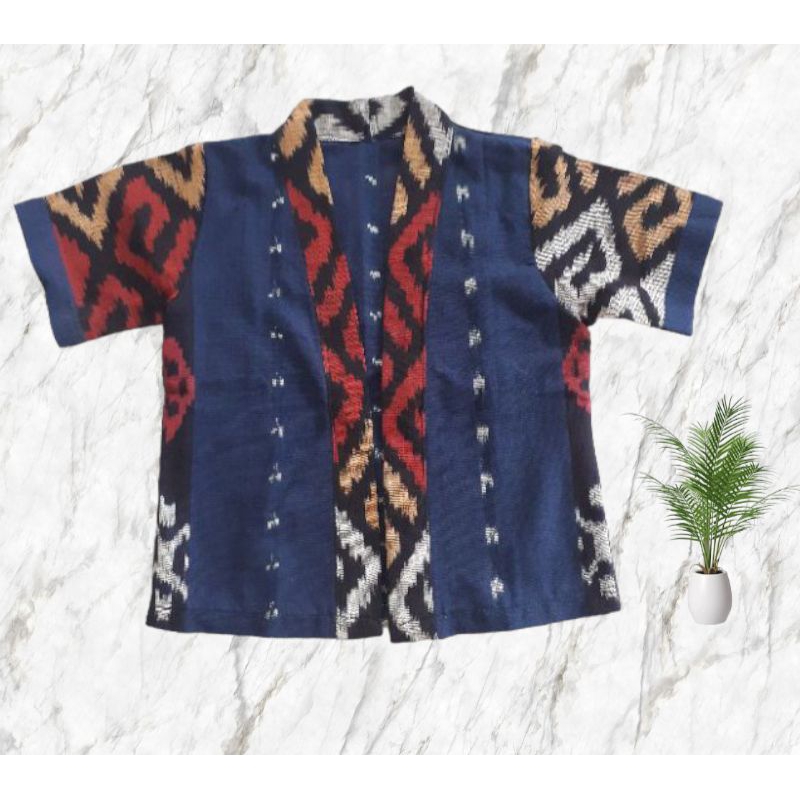 Baju tenun anak, Kimono tenun anak, Dress tenun anak, Kemeja anak