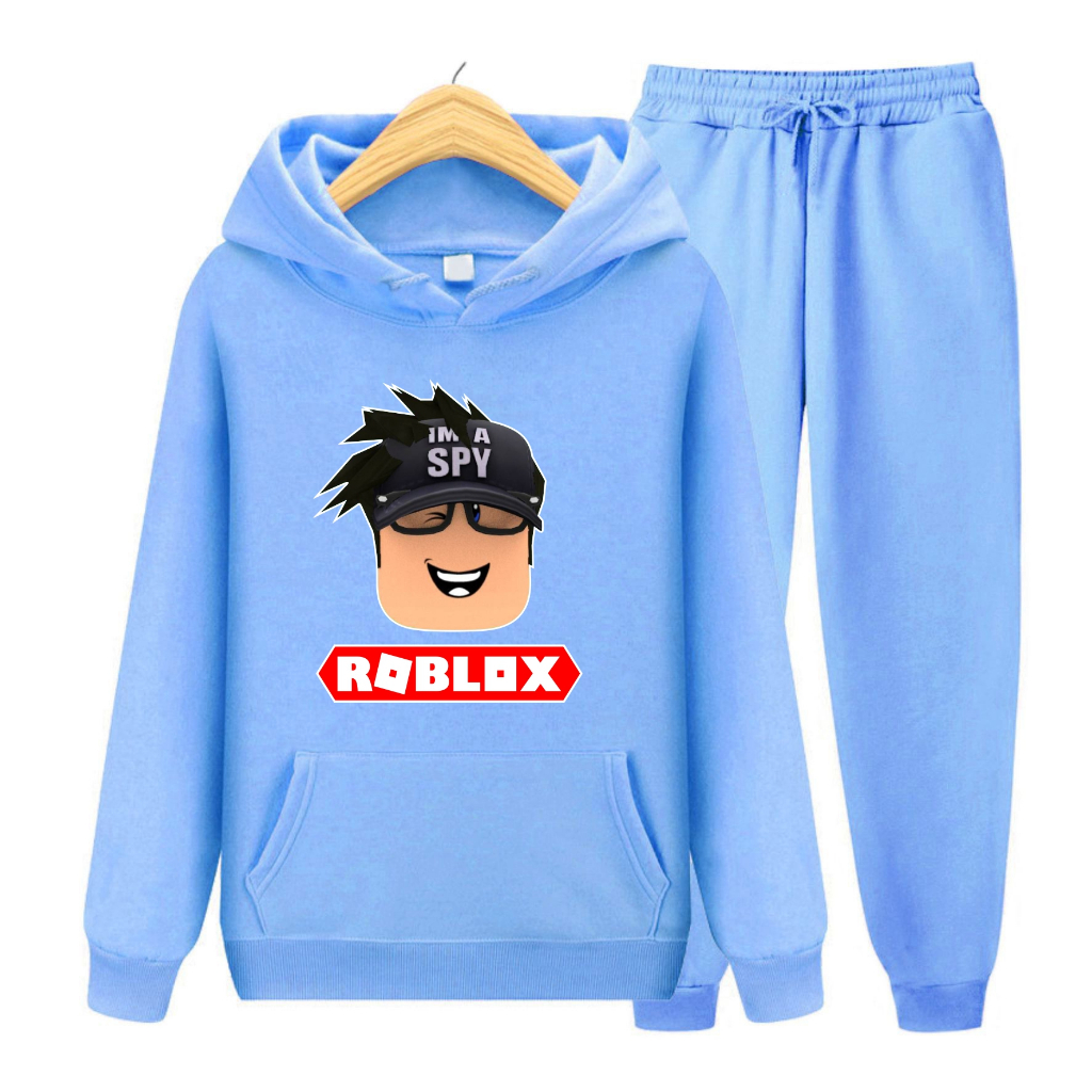 FenishaStore Setelan Sweater Hoodie Anak-anak ROBLOX Usia 4-13Tahun Bisa Bayar Ditempat COD