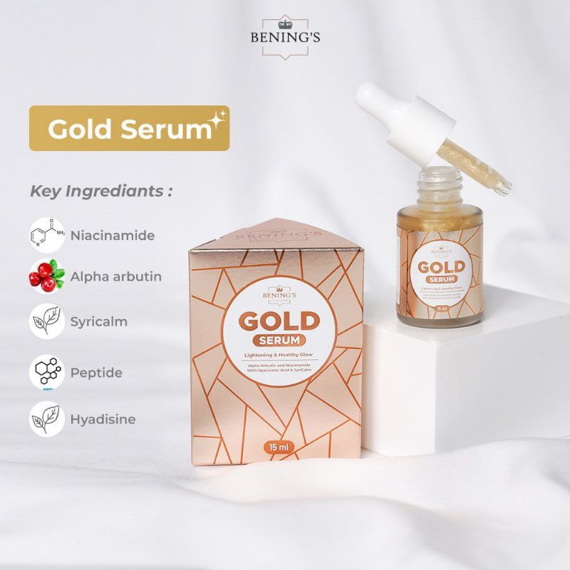 serum gold bening's skincare