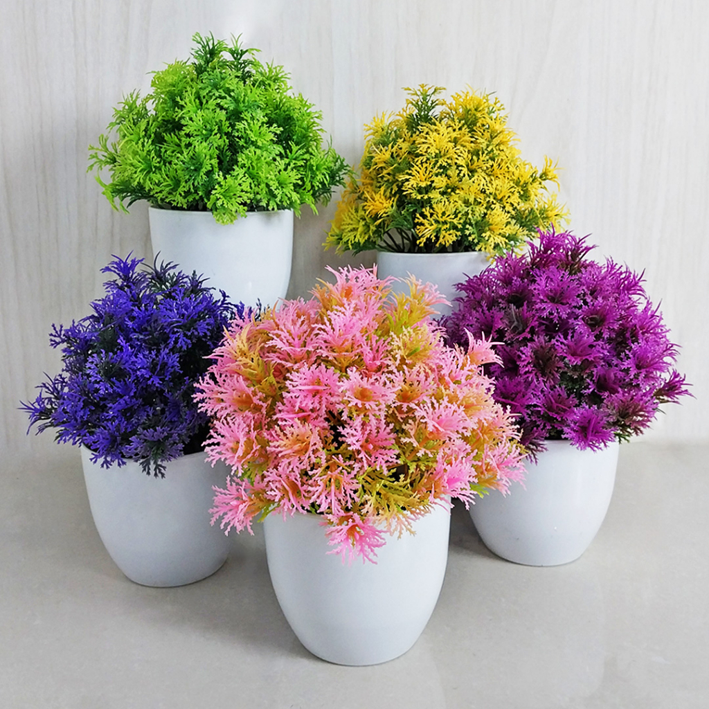 Azgalery COD PBP25 Tanaman Bunga Plastik Tanaman Hias Bunga Tason Dekorasi Rumah Artificial Flower