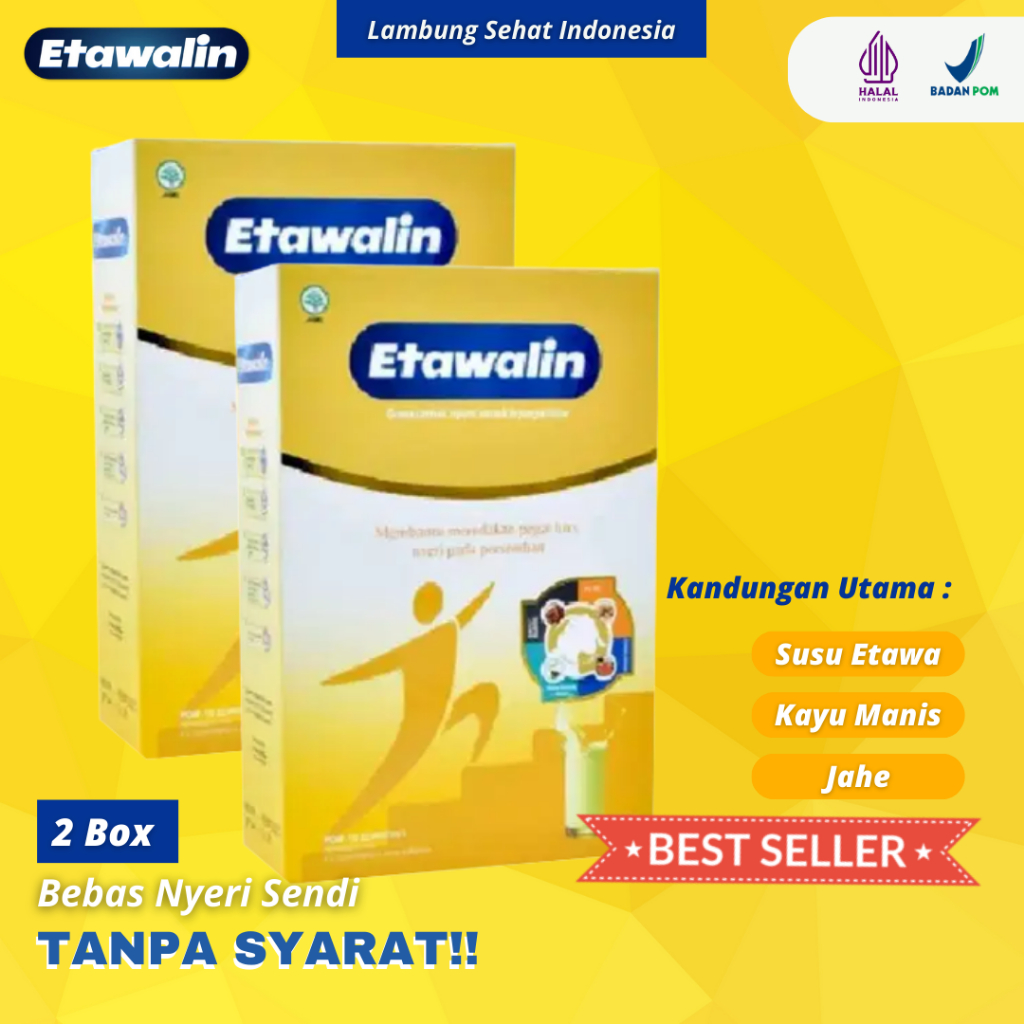 

SUSU ETAWALIN Original Atasi Nyeri Sendi & Tulang 2 Box