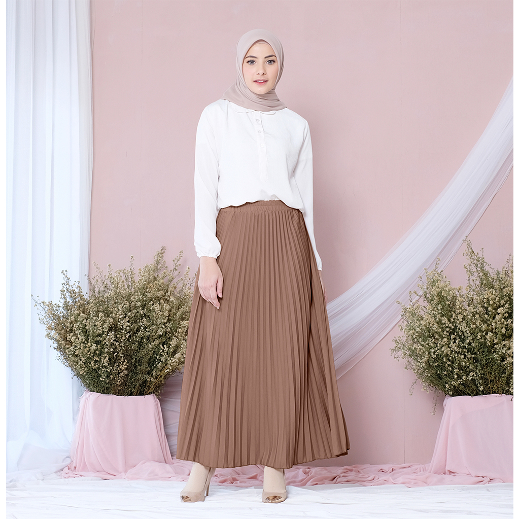 PLIZI Skirt - Rok Plisket by Hijab Mamah icis