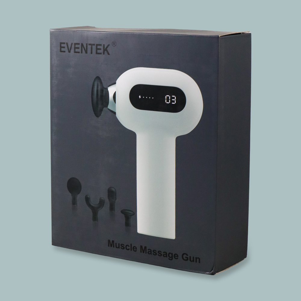 EVENTEK Alat Pijat Elektrik Mini Lightweight Massage Fascial Gun - 357 - White