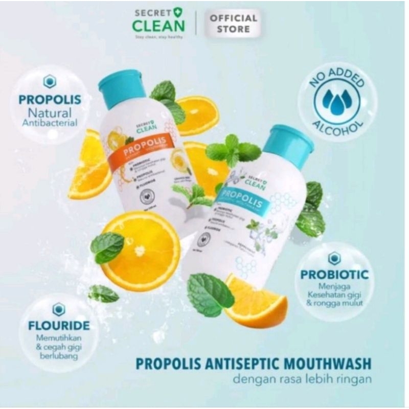 Secret Clean Propolis Antiseptic Mouthwash