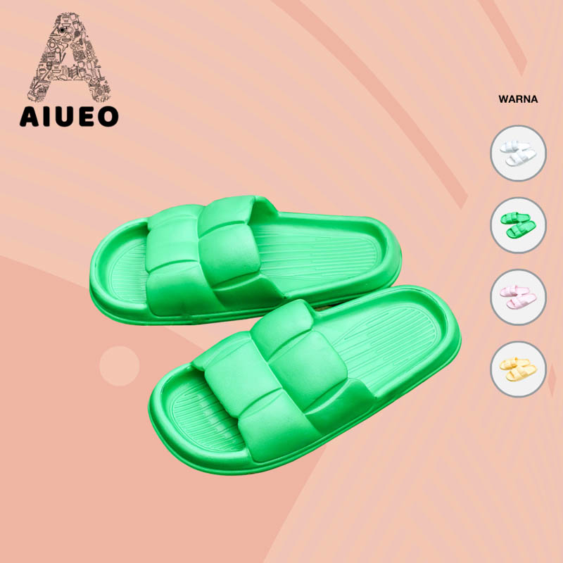 AIUEO | PROMO Sandal Import EVA Candy Color Indoor Outdoor Rumah Kamar Mandi Anti Slip Empuk Sendal Karet 965