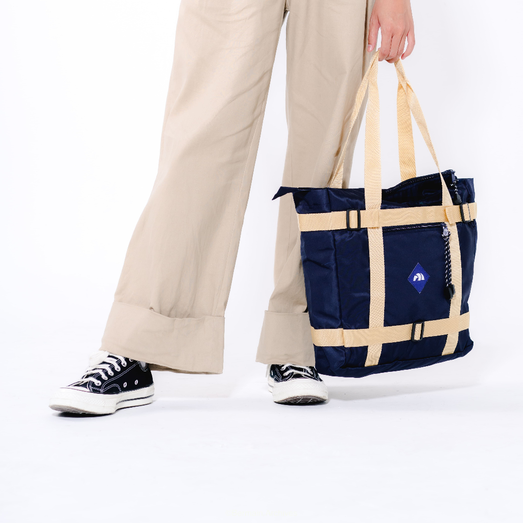 Mildness Tas Tote Bag Towny Buckle Strap Premium Pria Wanita