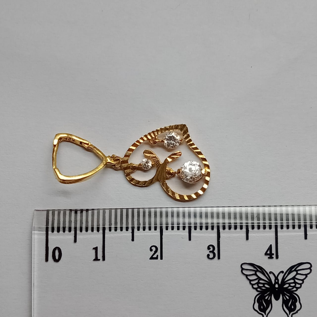 Anting emas 17K - 2.3 Gr Kadar 750 - 4933