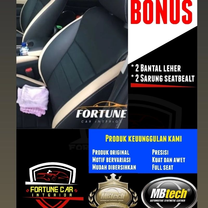 Sarung Jok Mobil MBTECH Original Avanza Xpander Mobilio Calya DLL