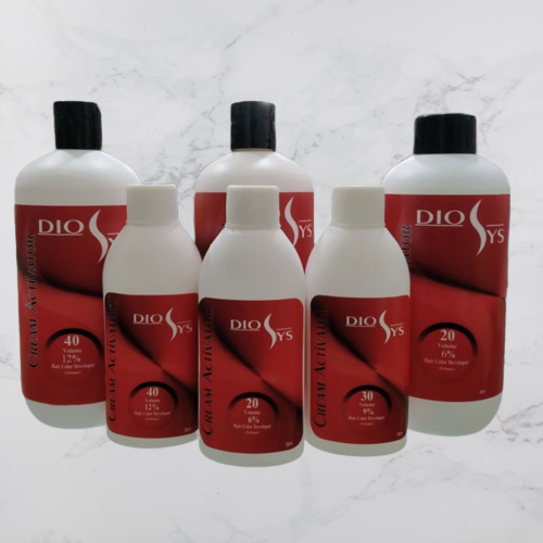 DIOSYS Cream Activator Hair Color Developer 150ml / 500ml