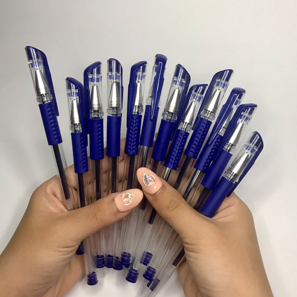 

PEN MIMI BIRU 12 PCS PENA GEL TINTA BIRU BISA COD