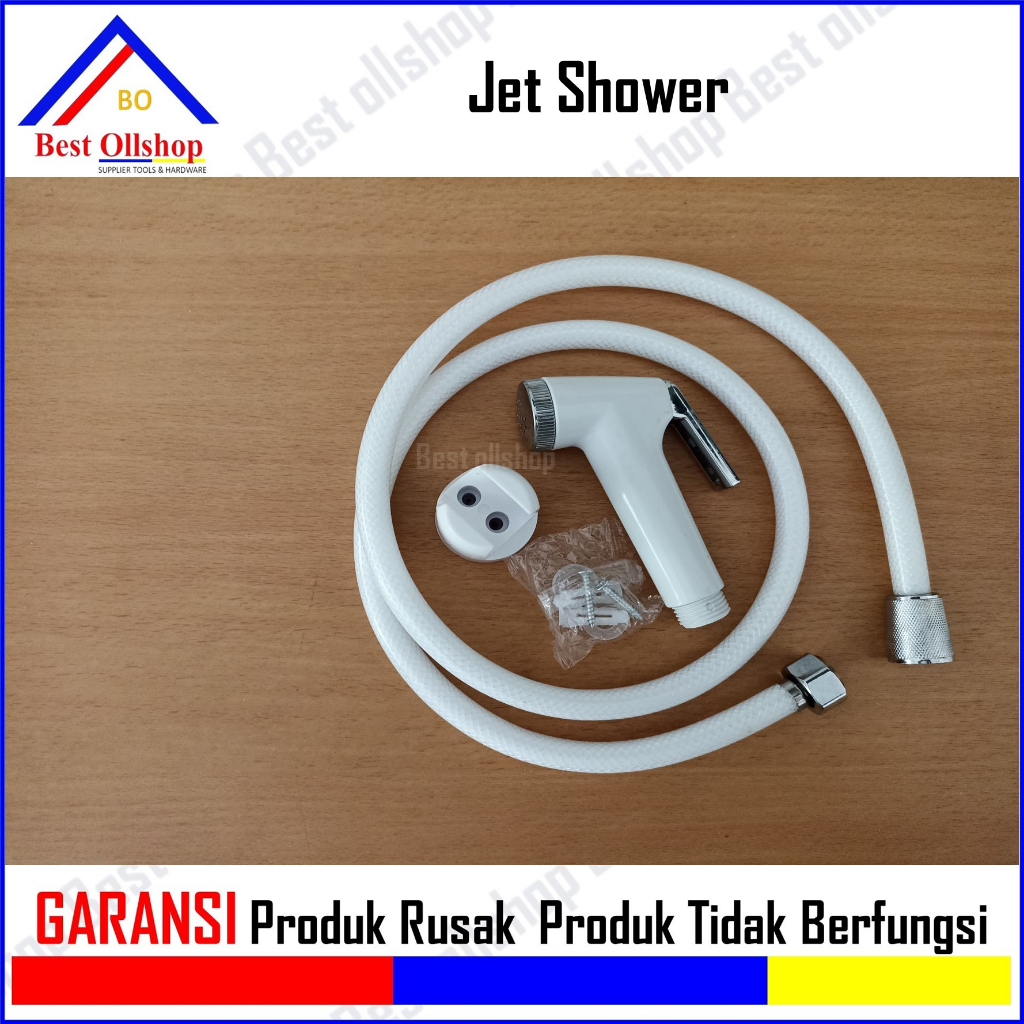 Jet Shower Putih / Jet Shower Kloset Toilet Closet Washer Sower Semprotan WC Duduk Kamar Mandi Cebok Bidet