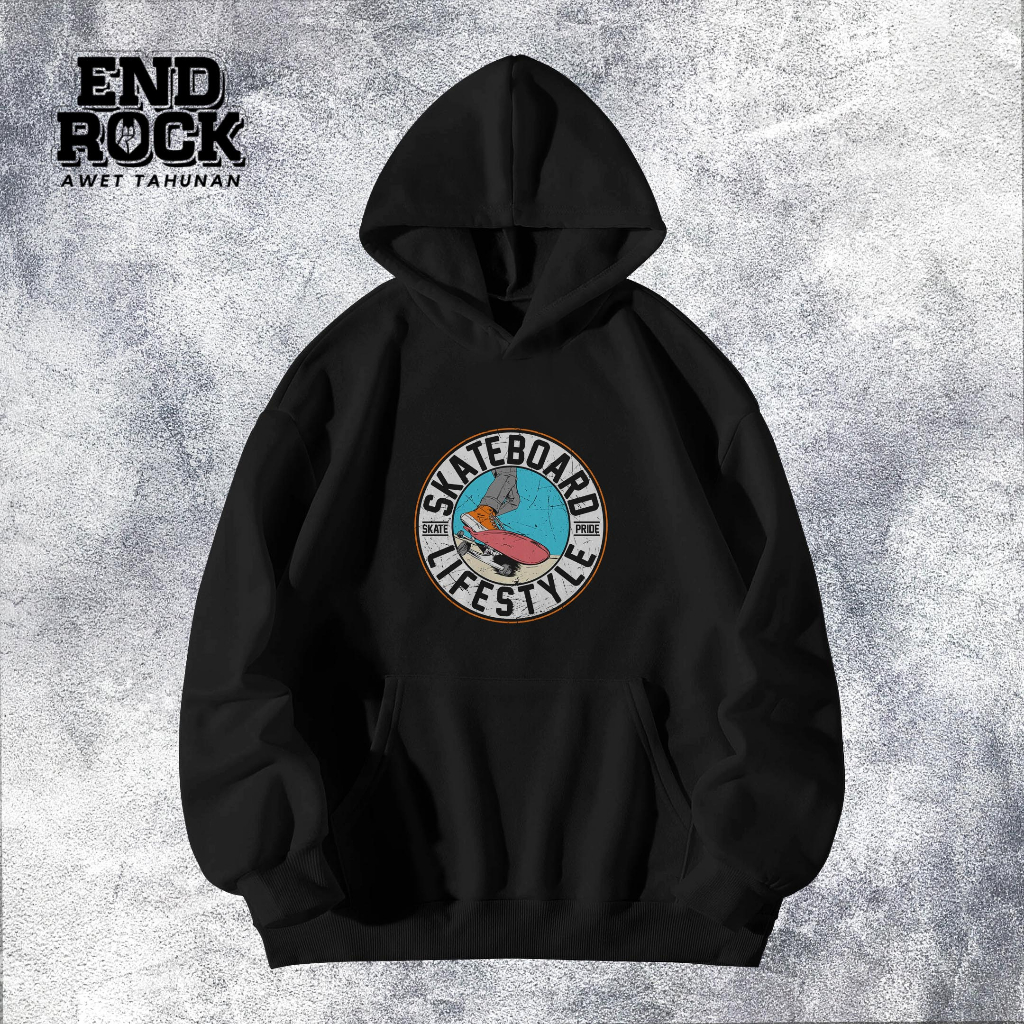 Hoodie Original Endrock Tema Skateboard Life Style DTFS183