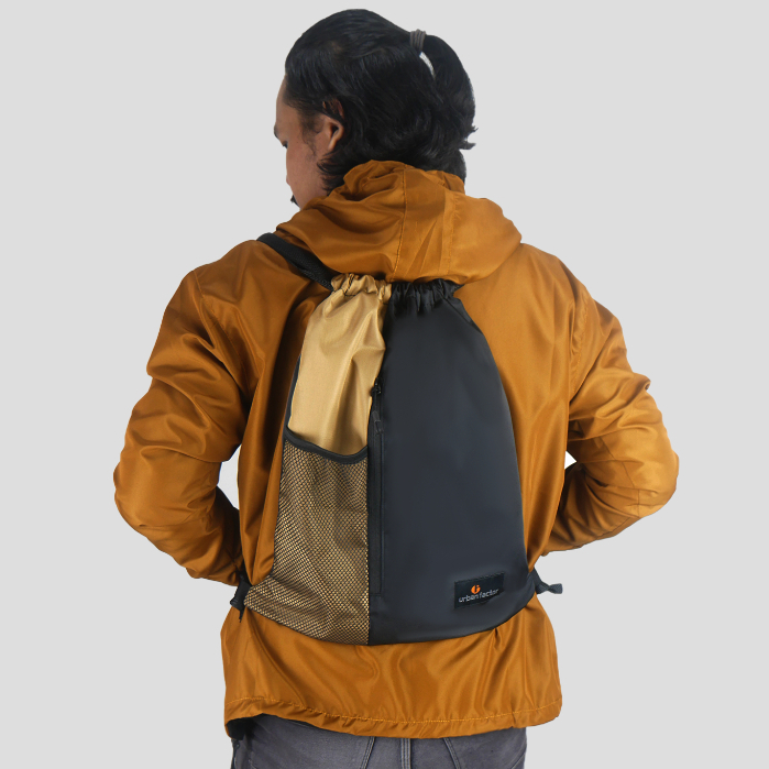 HAZZEL |MANNEEDME x URBAN| Tas Ransel Pria Wanita Tas Serut Olahraga Drawstring Bag ORIGINAL