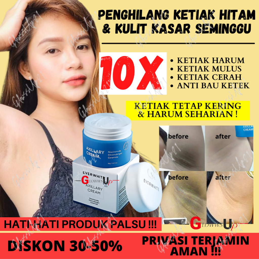 CREAM PEMUTIH KETIAK ORI EVER WHITE AXILLARY CREAM 15GR ORIGINAL