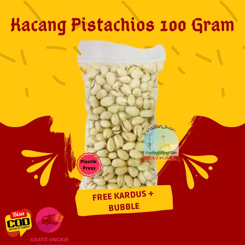 

[ COD ] KACANG PISTACHIO 100 GR / KACANG FUSTUK PISTACHIOS / KACANG ARAB / OLEH-OLEH HAJI DAN UMROH