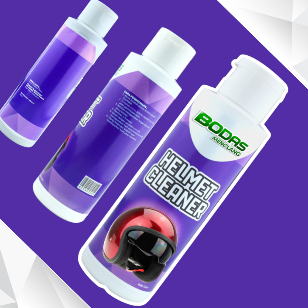 Pembersih Helm BODAS Helmet Cleaner Membersihkan Menghilangkan Baret Mengkilapkan