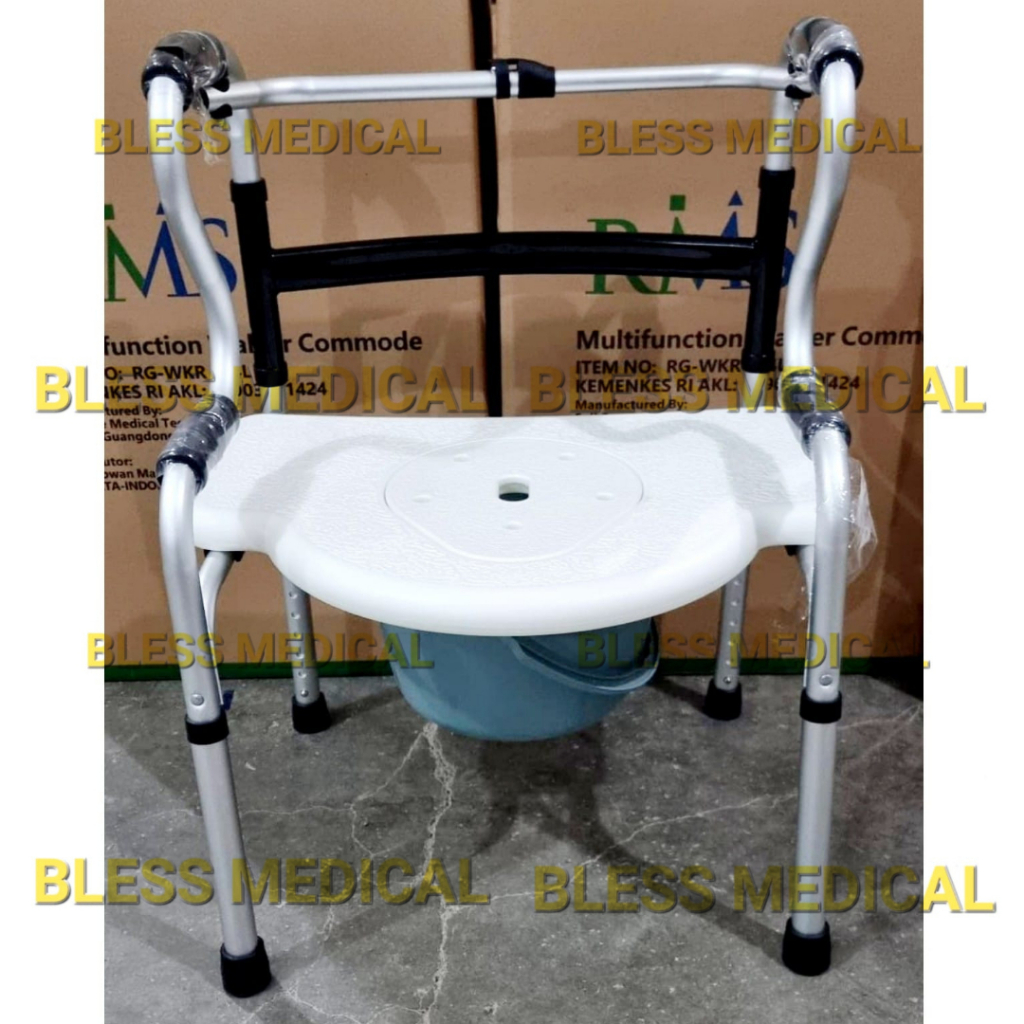 Commode Chair/Walker/Shower Chair Kursi Mandi (5in1) RMS WKR964L