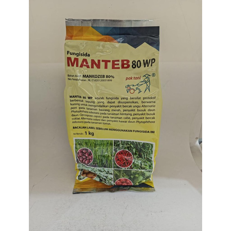Fungisida MANTEB 80WP - Pak Tani 1Kg