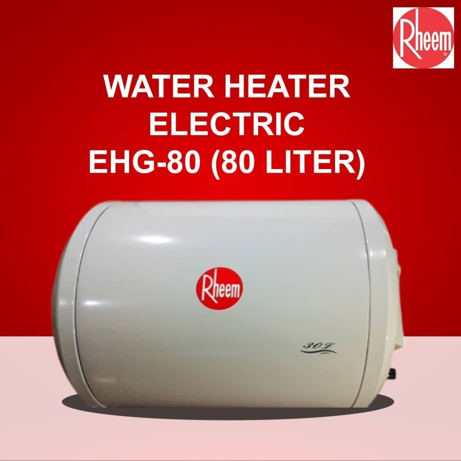 WATER HEATER ELECTRIC RHEEM EHG-80 HORIZONTAL 80 LITER