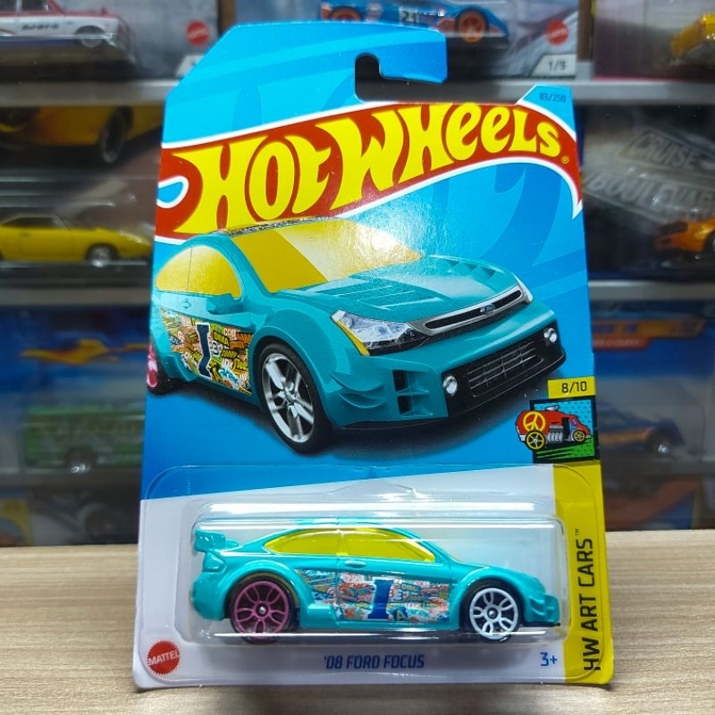 HOT WHEELS 08 FORD FOCUS BLUE 2023