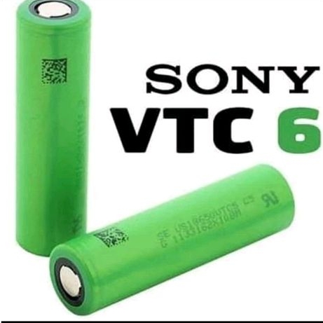 SONY 18650 batre VTC6 VTC 6 3000Mah 30A 3.7V Baterai battery